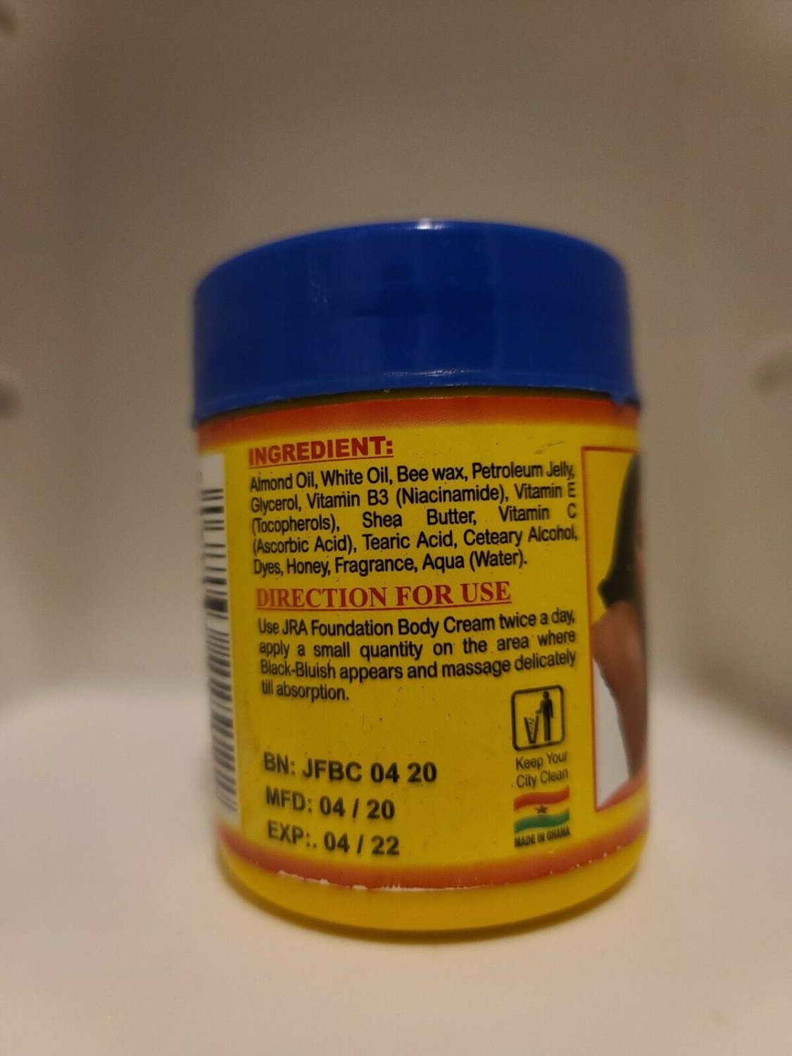 JRA Original Foundation Body Cream Super Fast Action for both face & Body.