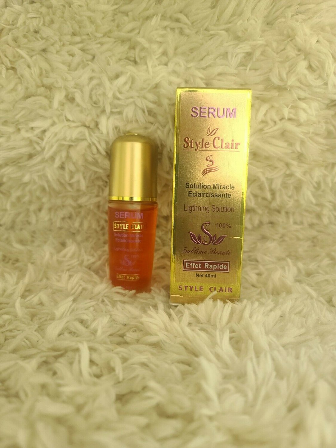 Huile Style Clair  eclaircissant Traitante Lightening treatable 40ml