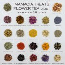 (25 GRAM PACKAGING) Lavender Chamomile Chrysanthemum Telang Flower Tea Volume 1