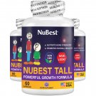 (Pack of 3) NuBest Tall - 60 Capsules - Natural Bone Growth Formula - for Children (5+) and Teens (Pack of 3) NuBest Tall - 60 Capsules - Natural Bone Growth Formula - for Children (5+) and Teens