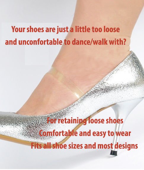 clear shoe straps for loose shoes