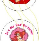 Little Mermaid Personalized Birthday Button