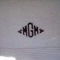 Monogrammed towel
