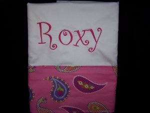 Personalized pillowcase