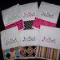 Set of 6 Monogrammed Personalized Burp Cloth Rag Baby Gift
