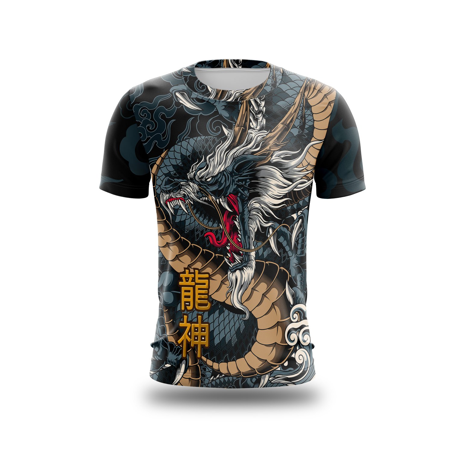 Tshirt fullprint JAPAN STYLE DRAGON RIUJIN