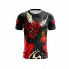 Tshirt fullprint JAPAN STYLE DRAGON RIUJIN RED ART 03