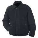 MaxamÂ® Brand Men's Black Genuine Suede Leather Jacket