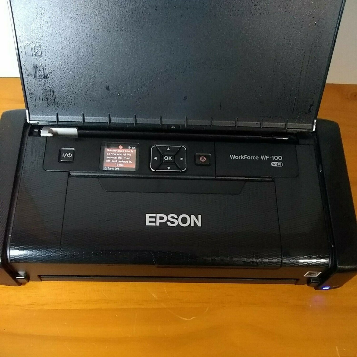 Epson Workforce Wf 100 Wireless Mobile Inkjet Printer Read With Power 2573