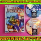 Deep Fighter Custom Reproduction Case and Art Disc for Sega Dreamcast