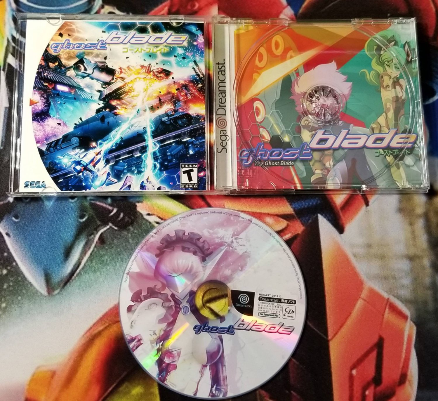 Ghost Blade Custom Reproduction Case and Art Disc for Sega Dreamcast