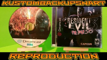 Resident Evil 3 Nemesis for Sega Dreamcast store