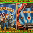 Futurama Custom Reproduction Case and Art Disc for Playstation 2