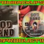 God Hand Custom Reproduction Case and Art Disc for Playstation 2