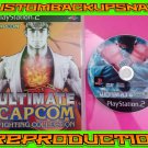 Ultimate Capcom fighting collection Custom Reproduction Case and Art Disc for Playstation 2 Ultimate Capcom fighting collection Custom Reproduction Case and Art Disc for Playstation 2