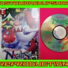 Christmas NiGHTS into Dreams Custom Reproduction Case and Art Disc for Sega Saturn
