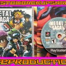 Metal Saga Custom  Reproduction Case and Art Disc for Playstation 2