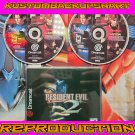 Resident Evil 2 Custom Reproduction Case and Art Disc for Sega Dreamcast