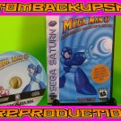 Mega Man 8 Anniversary Collectors Edition Custom Reproduction Case and Art Disc for Sega Saturn