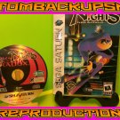 Nights in to dreams Custom Reproduction Case and Art Disc for Sega Saturn