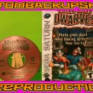 Three Dirty Dwarves Custom Reproduction Case and Art Disc for Sega Saturn