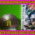 Night warriors Darkstalkers revenge  Custom Reproduction Case and Art Disc for Sega Saturn