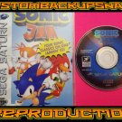 Sonic Jam Custom Reproduction Case and Art Disc for Sega Saturn