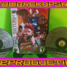 Street fighter collections Custom Reproduction Case and Art Disc for Sega Saturn