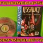 Android Assault Custom Reproduction Case and Art Disc for Sega CD