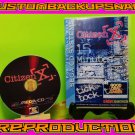 Citizen x Custom Reproduction Case and Art Disc for Sega CD