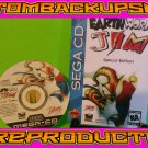 Earthworm Jim - Special Edition Custom Reproduction Case and Art Disc for Sega CD