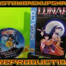 Lunar Eternal Blue Custom Reproduction Case and Art Disc for Sega CD