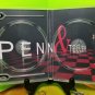 Penn and Teller's Smoke and Mirrors Custom Reproduction Case and Art Disc for Sega CD