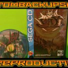 Vay Custom Reproduction Case and Art Disc for Sega CD