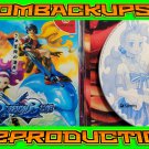 Dolphin Blue Custom Reproduction Case and Art Disc for Sega Dreamcast