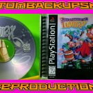 Adventures of Lomax Custom Reproduction Case and Art Disc for PS1