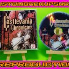 Castlevania Chronicles Custom Reproduction Case and Art Disc for PS1 Castlevania Chronicles Custom Reproduction Case and Art Disc for PS1