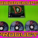D   Custom Reproduction Case and Art Disc for PS1