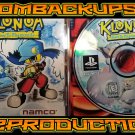 Klonoa Door to Phantomile  Custom Reproduction Case and Art Disc for PS1