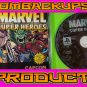 Marvel Super Heroes Custom Reproduction Case and Art Disc for PS1