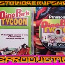 Dino park Tycoon Custom Reproduction Case and Art Disc for 3DO