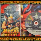 Metal Slug Custom Reproduction Case and Art Disc for Sega Saturn
