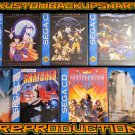 Sega CD Reproduction Game Lot