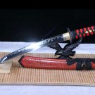 Handmade Japanese katana,Tanto Sword T10 Steel,Full Tang Sharp Sword