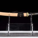 Handmade Sword Tanto,Full Tang Sharp Katana Sword,T10 Steel WAKIZASHI Short Sword