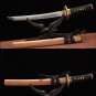 Damascus folding steel sword set,Handmade sword set,full tang sharp katana,japanese sword set