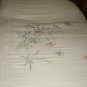 Vintage Bedspread Emb Butterflies & Crochet Insets