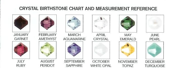 Add a Handcrafted Swarovski Crystal Birthstone Charm P007