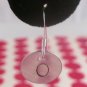 XO Love Sterling Silver Dangle Circle Earrings E006