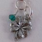 Four Leaf Clover Irish St. Patrick's Day Charm Sterling Silver Necklace N057